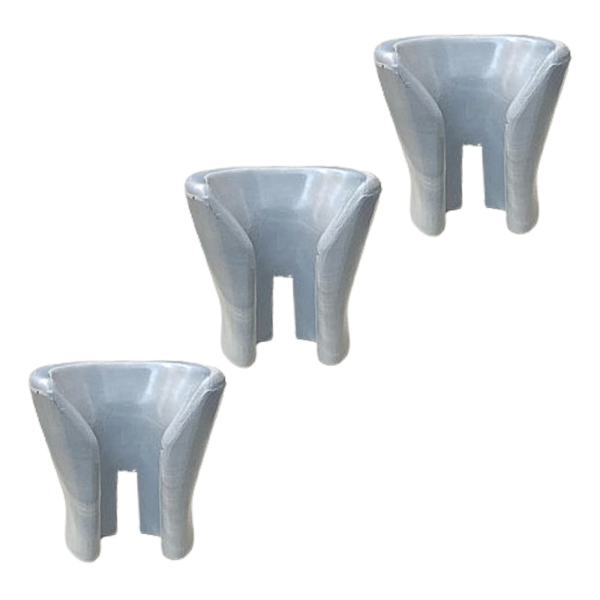 S9/3 - Suporte Plástico das Pontas para Equipo Dabi - Modelo Dabi/DCI - Kit 3 Peças