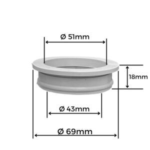 DM8 – Mufla Cuspideira – Unidade Versátil / Versa / Croma / T5 – Dabi Atlante (Ref. 26307-200)