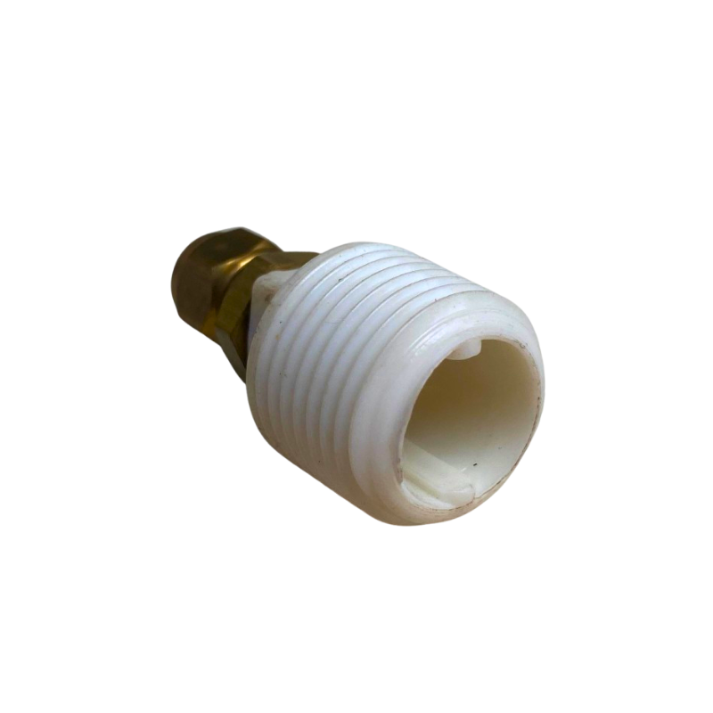 C93A - Conexão de Entrada de Água em PVC – Rosca 1/2" (para Mangueira Ø3,3 mm – Ligação Geral) - Imagem 2