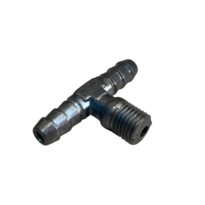 C99/4 – Conexão em “T” Hidráulico – Espigão x Rosca 7/16″ UNF x Espigão – Kit com 4 peças