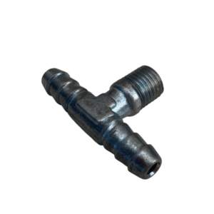 C99/4 – Conexão em “T” Hidráulico – Espigão x Rosca 7/16″ UNF x Espigão – Kit com 4 peças