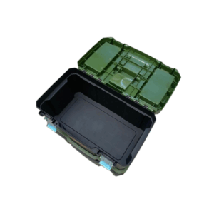 F188D – Ferramenta para Armazenamento Modelo com 3 Caixas Plásticas e Carrinho com Rodas e Cabo