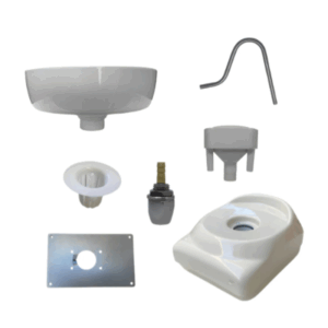 K51 – Kit De Peças (parcial) Cuspideira D’àgua Universal